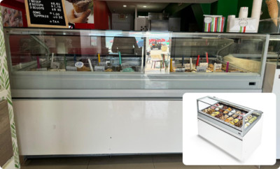 IFI SAM 80 Gelato Display Case