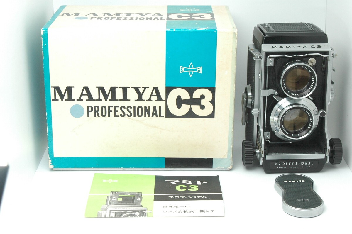 Exc +++++] Mamiya C3 Pro TLR Medium Format 6x6 w/Sekor 105mm