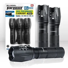 Bell + Howell Tac Light High Performance Ultra Bright Flashlight - 3 Pack