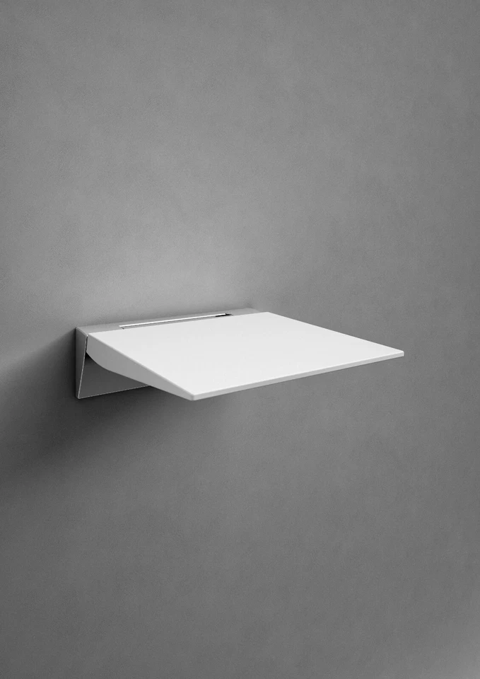 Folding Shower Seat Provex S500 Grey or White Soft Stop MOT and CE Certified