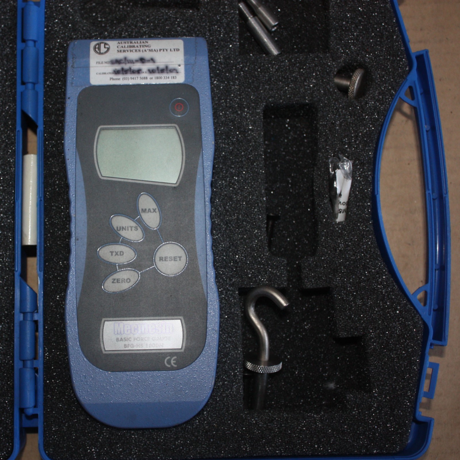 Mecmesin Basic Force Gauge 1000N Torque Test Tester BFGHS eBay