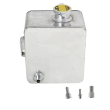LABLT Aluminum Water Coolant Radiator Overflow Recovery Tank Universal Expansion