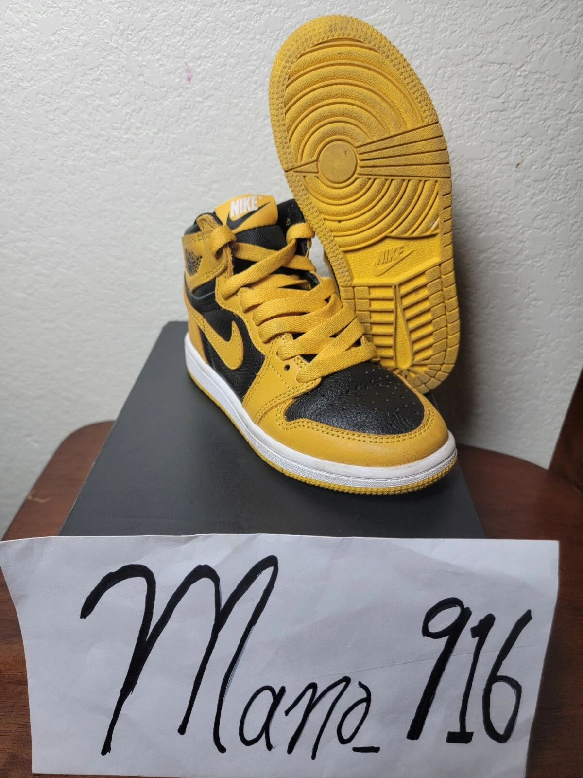 ⚫️? taglia 11 5c jordan 1 retro high og Pollen prescolare taglia AQ2664 701