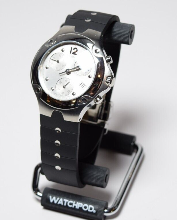 Men's Movado Sport Chronograph Silver Dial Quartz Watch 40mm