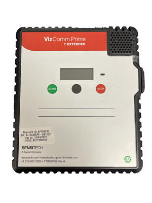  Sensitech t11002520 VizComm PRIME 7 Extended Datasheet Cargo Tracker - Used 