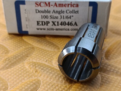 NEW SCM America 31/64'' DA100 Collet X14046A Tooling Chuck Tool Holder .484375