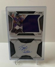 2021 Panini Playbook Tylan Wallace RC Patch Auto Booklet 106/299 RC #224 Ravens