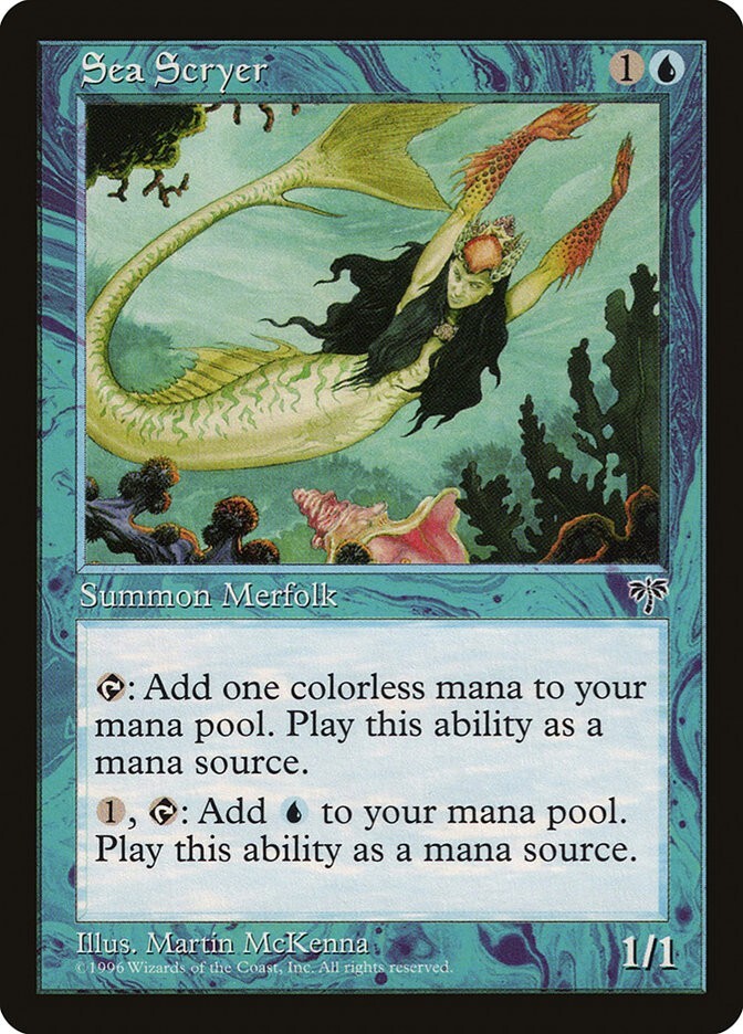 Mirage Sea Scryer MTG Magic the Gathering NM