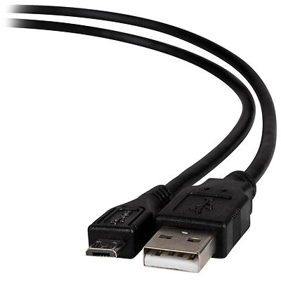 USB 2.0 A Male to Micro-B Male Charge & Sync Cable 6 ft.