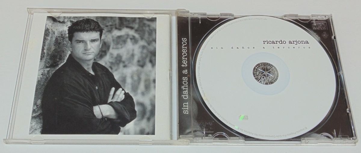 RICARDO ARJONA SIN DAÑOS A TERCEROS CD ORIGINAL SONY COLOMBIA 1998