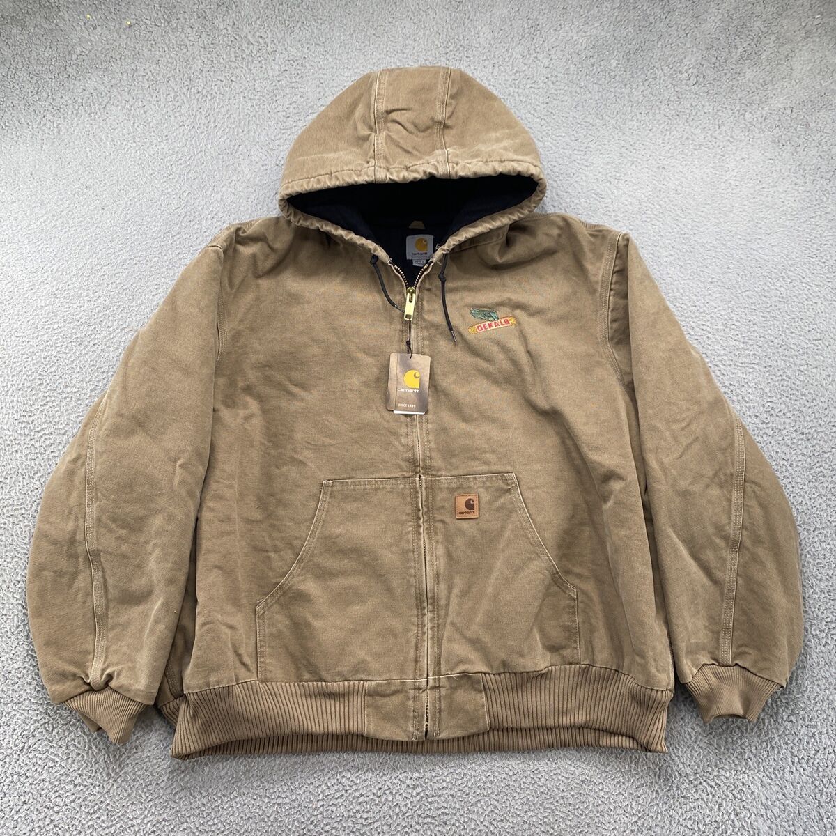 Vintage Carhartt Insulated J130 FRB Dekalb Seed Jacket Brown Vintage Carhartt Insulated J130 FRB Dekalb Seed Jacket Brown