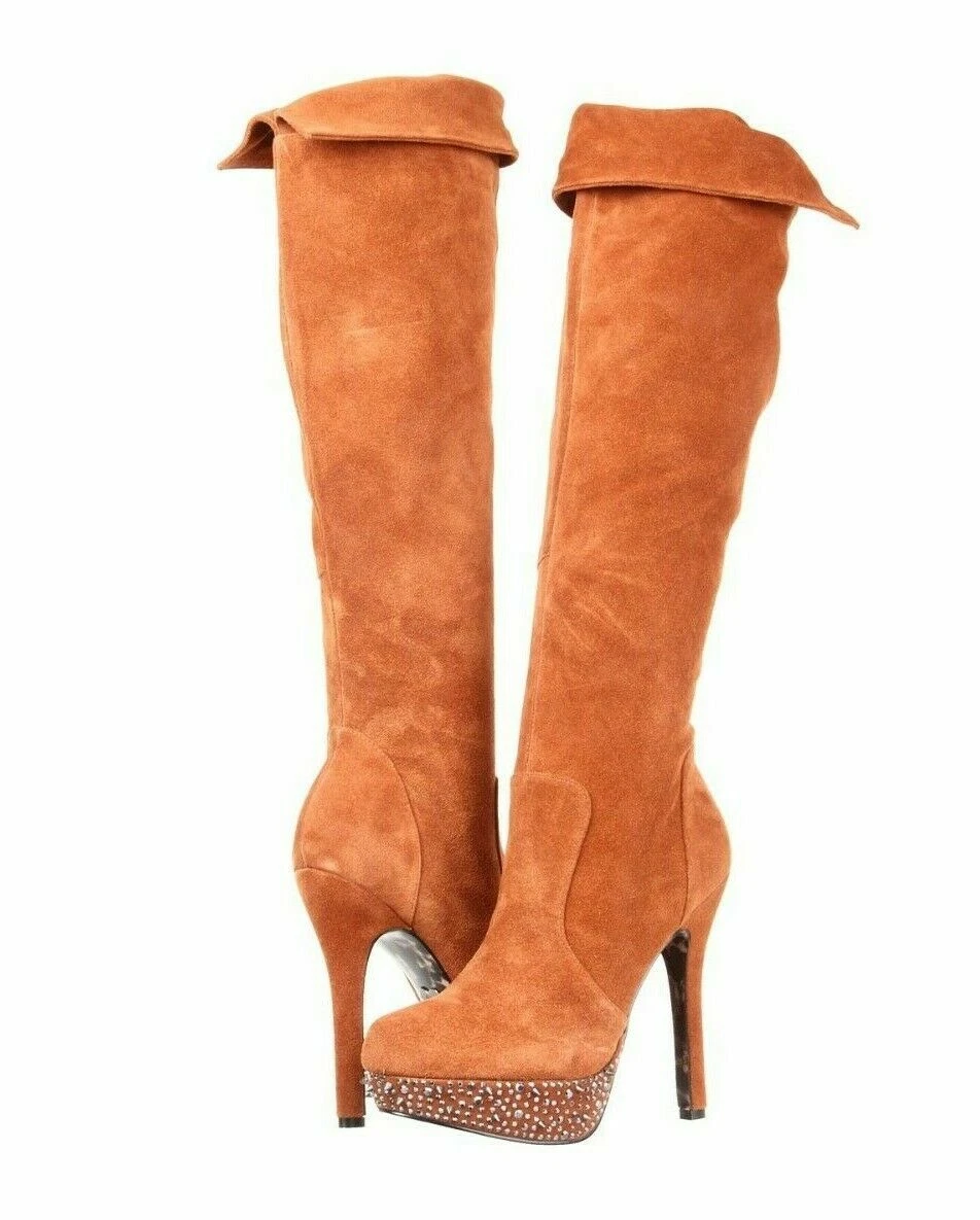 Betsey johnson over the knee boots sale