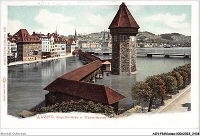ACH-P3-SUISSE-0216 - LUCERNE chapel bridge and water tower