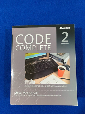 Code Complete by Steve McConnell (2004 Paperback 2nd Edition) - GOOD CONDITION