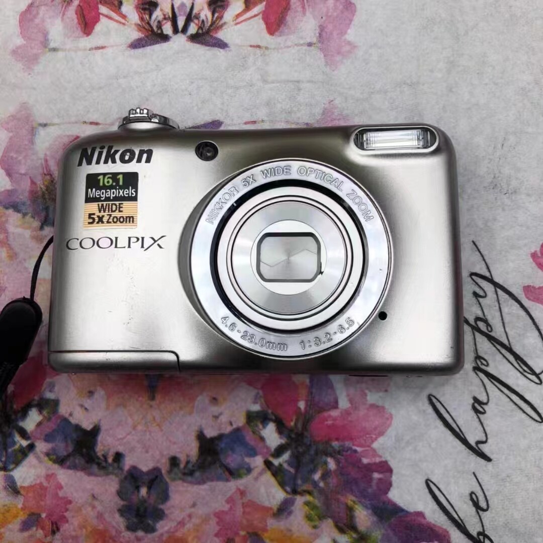 Purple NIKON Coolpix L29 16.1MP 5x Zoom Digital Camera - Complete & Boxed