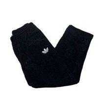 Vintage Adidas Track Pants Adult Black Reversible Lined Sweatpants SZ Medium Y2K