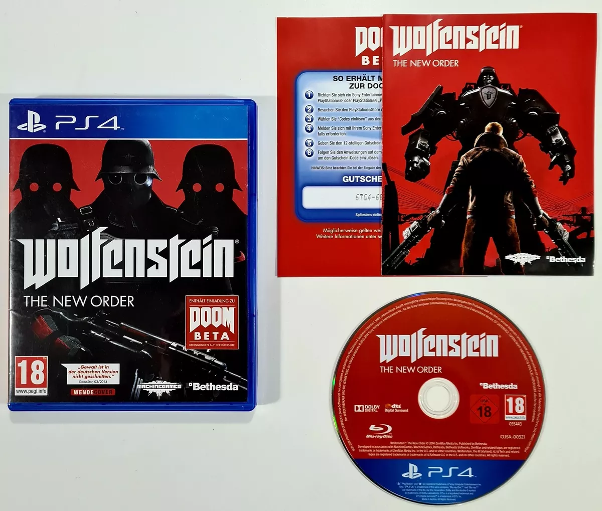 Wolfenstein: The New Order - PlayStation 4, PlayStation 4