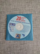 AOL Werbe-CD, 20 Stunden GRATIS testen! AOL 5.0, NEU & OVP  Unbenutzt Rarit&auml;t