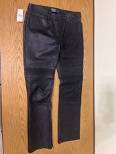 Polo Ralph Lauren Aspen Leather Biker Pants 32x32 Vintage Very RARE NOS