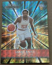 TAMAR BATES 2022 Wild Card Alumination #ABC-69 Rainbow Rookie #'d 8/199. rookie card picture