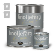 Ottosson F rgmakeri Linseed Oil Paint - Silver Grey