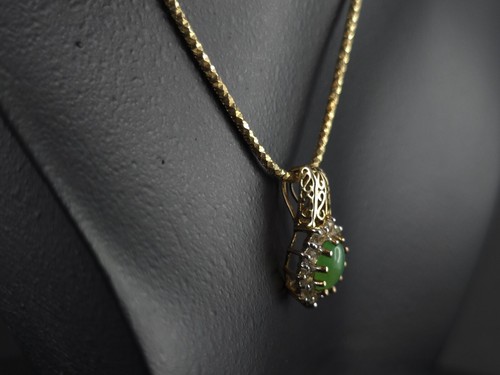 Anhänger Silber 925 Gold Jade Topas - elegant & schön funkelnd silver anello - Bild 18 von 23