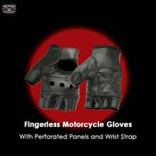 Las mejores ofertas en Guantes y mitones Sin Dedos de Cuero para