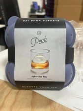 W&P DESIGN Peak Silicone Sphere Ice Tray Seamless Ice Mold Peak Cube BRAND NEW