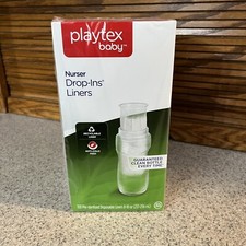 Playtex Baby Nurser Drop-Ins Liners 8-10 oz 237-296 mL 100 Count NEW SEALED