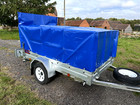 Trailer Cover Heavy Duty To Fit Paxton 7X4 Trailers With Cage  Ramp