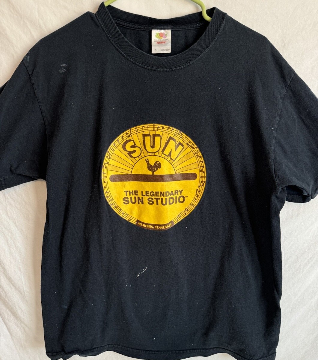 Vintage 90's SUN Record Studio Memphis Tennessee Music T-Shirt