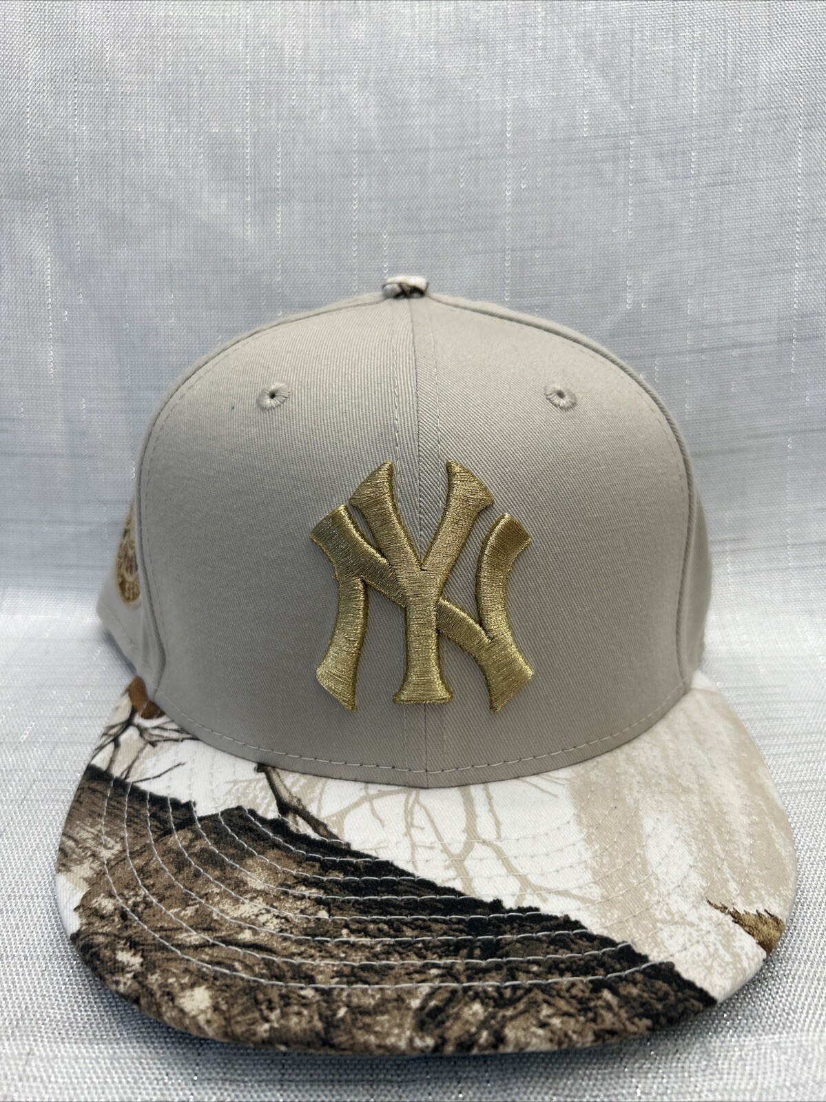 NEW ERA 59Fifty Cap OUTDOOR Real Tree Camo New York Yankees Size 7 1/8