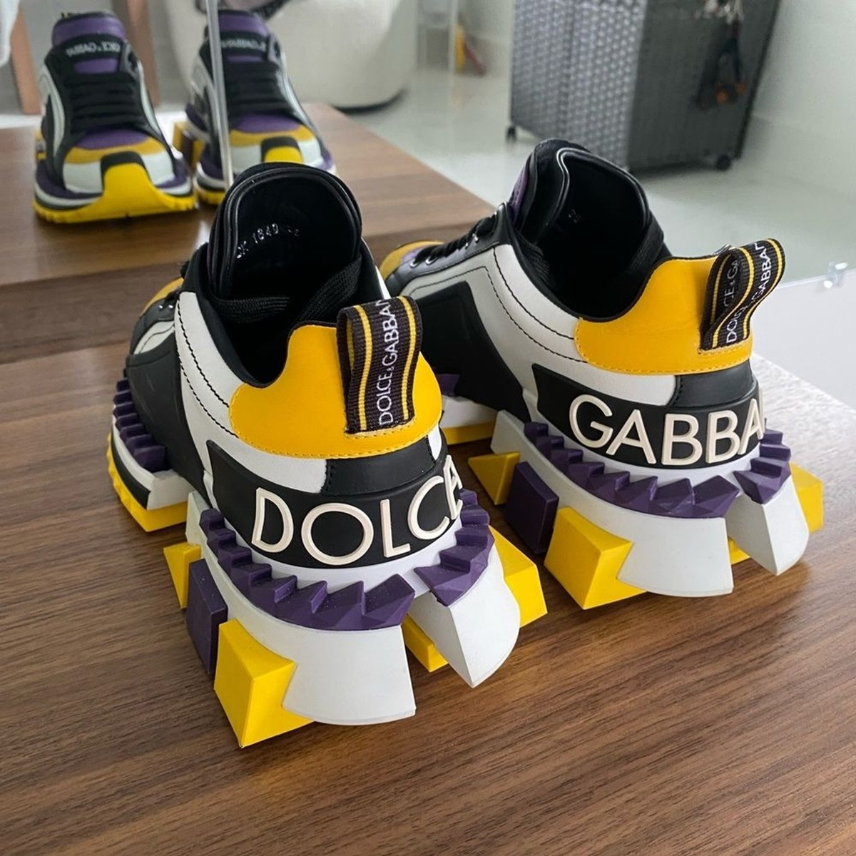 Dolce & Gabbana シューズ DOLCE&GABBANA ドルガバ 19SS Portofino 王冠パッチ スニーカー