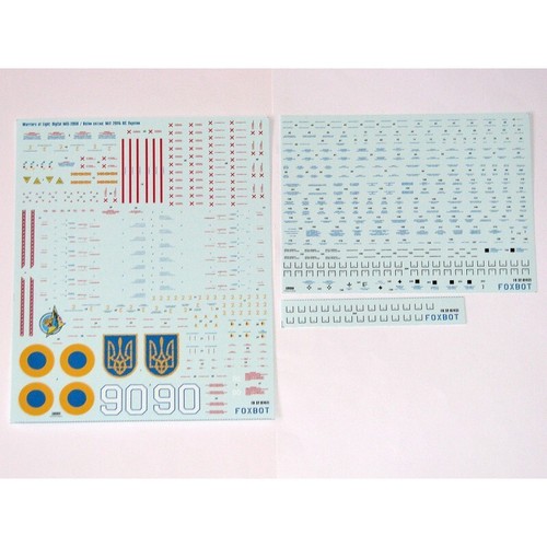 1:32 Foxbot 32-014 Decal Mikoyan MiG29UB Ukrainische Luftwaffe Digital Camouflage - Bild 2 von 24
