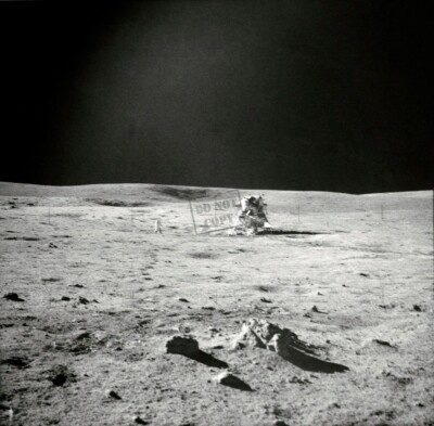 APOLLO 14 EVA View Moonwalk EVAs Apollo 14 12X12 PHOTOGRAPH