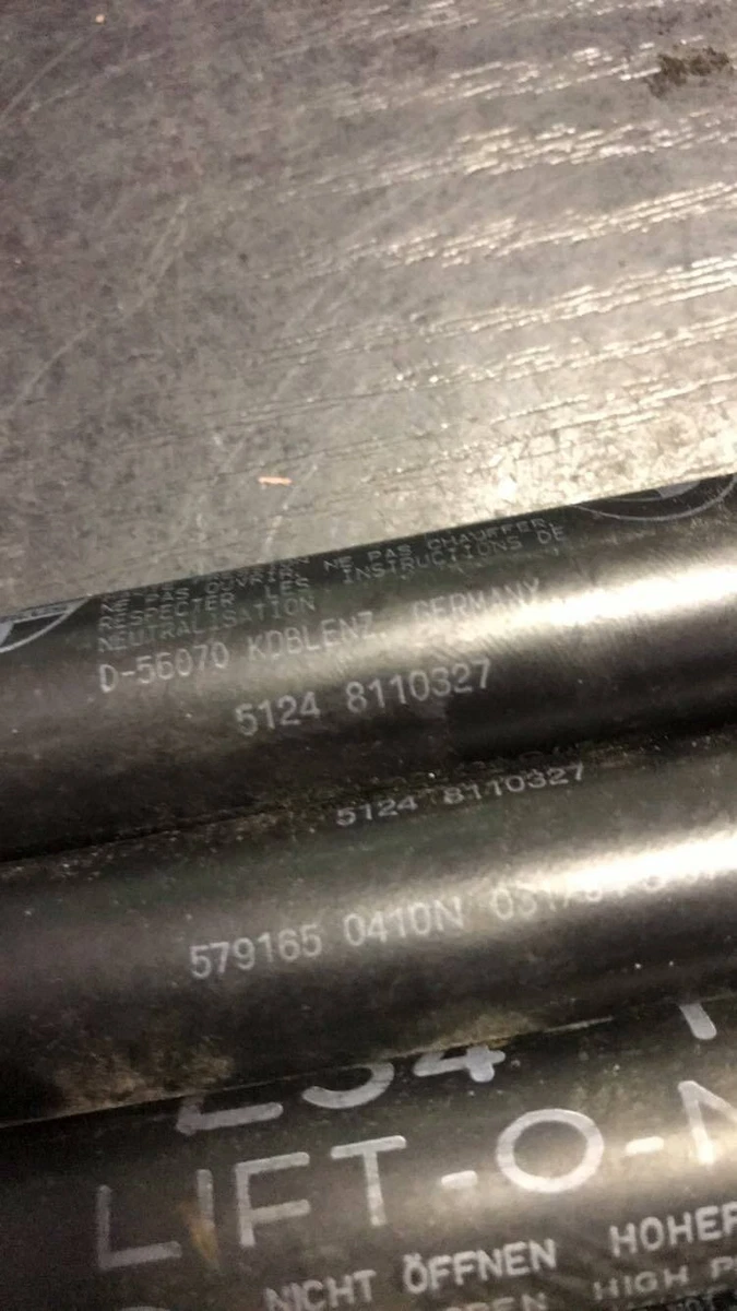 BMW E34 Gas Strut Damper Rear Hatch 8110327 | eBay