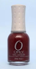 Orly Nail Lacquer # 40488/653809  Glam  (Burgundy Shimmer)  Silver Cap Free S&H