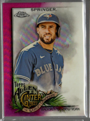 2022 Topps Allen and Ginter Chrome Magenta Refr #234 George Springer /199 - Picture 1 of 1
