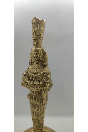 Cybele Rhea römische griechische Mythologie Mutter der Götter Statue mit Löwen Bronze-Finish