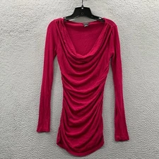 CLUB MONACO Midi Dress Womens Medium Long Sleeve Wool Blend*