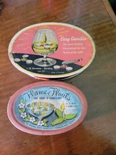 Vintage cozy floating candles Flame floats. 2 boxes J. CH Herrmann Co