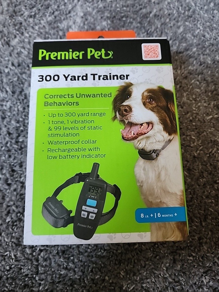 PREMIER PET GDT00-16924 300 YARD TRAINER COLLAR DOGS 8+ LBS