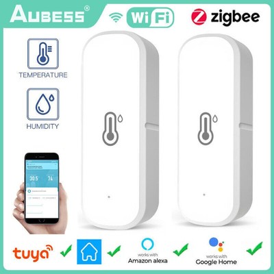 Tuya Smart Wifi / ZigBee Temperature Humidity Sensor Monitor for Alexa Google