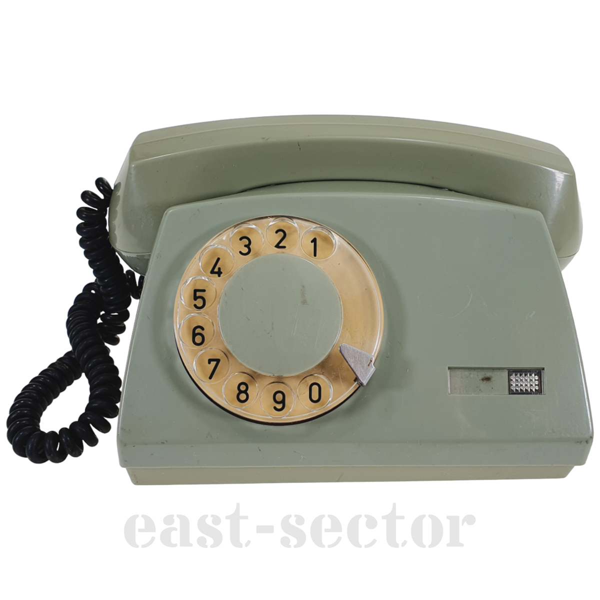 Vintage Rotary Dial Telephone Polish Phone 80's Antique Cold War