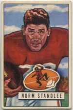 1951 Bowman #141 Norm Standlee San Francisco 49ers