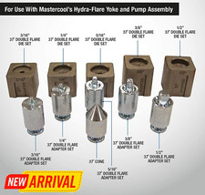 37 Degree Hydraulic Double Flaring Tool Adapter Die Set For Brake Line Fuel Line