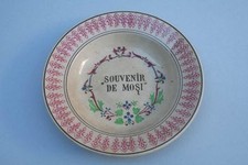 Teller, Souvenir de Mosi - Saargemünd, Sarre...