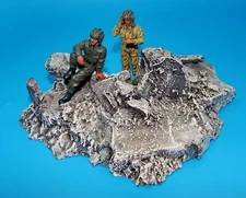 1:32 Scale Build-a-Rama Hand Painted WWII Europe “Winter” Rubble Pile #3
