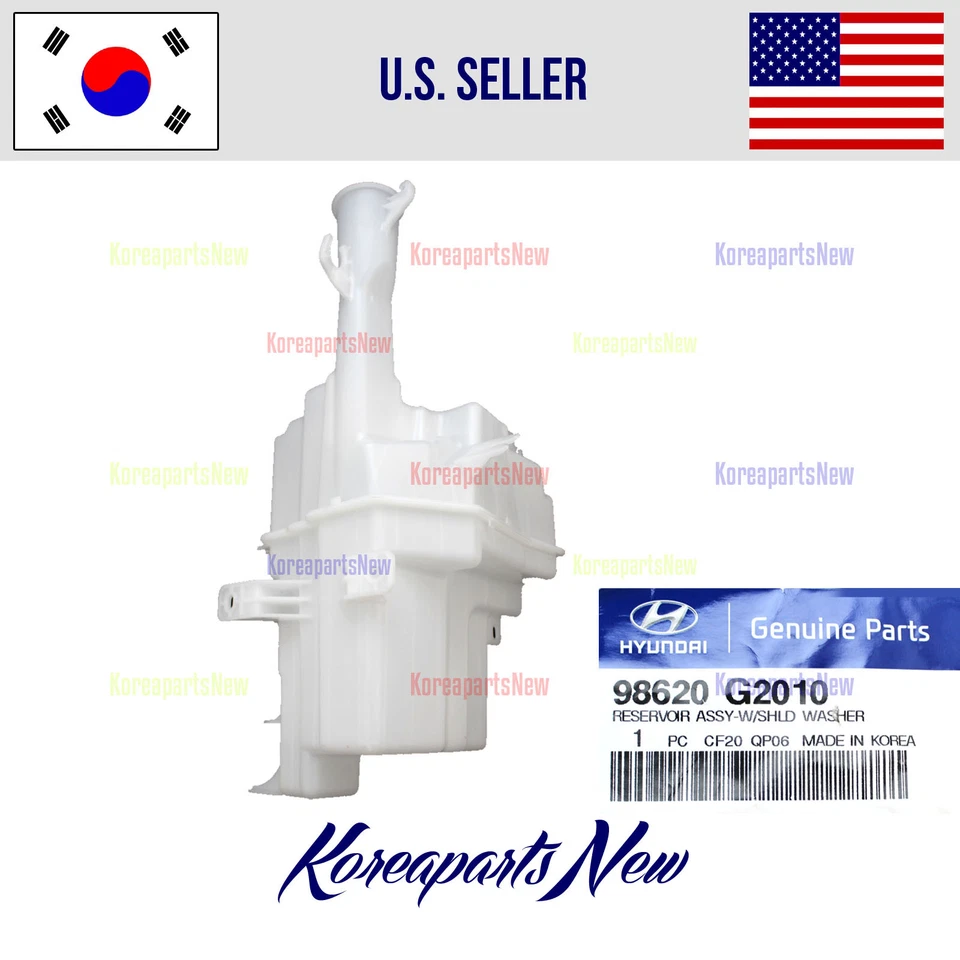 Wiper Washer-Windshield Fluid Reservoir Tank 98620G2010 HYUNDAI IONIQ 2017-2022 - Image 2 of 2