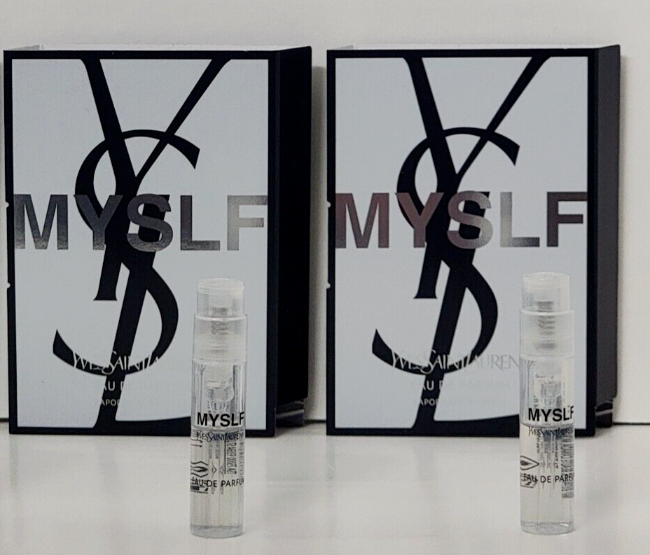 2 x Yves Saint Laurent YSL MYSLF Eau De Parfum EDP 0.04 fl